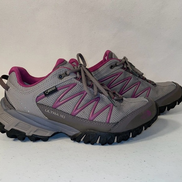 The North Face Gray and Pink Athletic Shoes - Picture 1 of 10